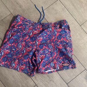 Vineyard Vines Red and Blue Swim Shorts